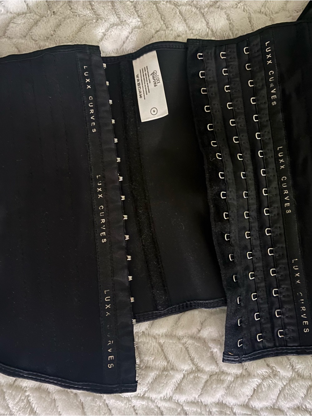 LUXX CURVES Black Waist Trainer Corset